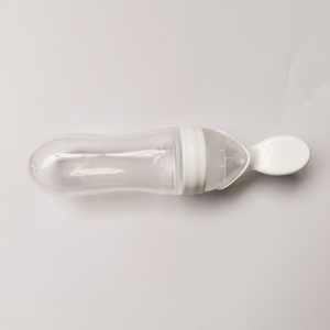 Botella de alimentación de silicona <span class=keywords><strong>para</strong></span> niños y recién nacidos, alimentador con cuchara <span class=keywords><strong>para</strong></span> alimentos y cereales, oferta - Product Image 4