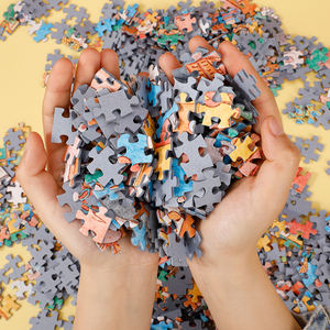 Enfants <span class=keywords><strong>animaux</strong></span> de dessin animé personnalisés <span class=keywords><strong>1000</strong></span> pièces puzzles jppaper - Product Image 3