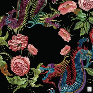 Tapete de Mahjong Acrílico de Lujo Contemporáneo, Personalizado, en Rosa, Azul, Verde Navideño, con Diseño de Flor de Loto Blanca Americana, 1 Pieza - Product Image 6