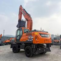 Excavadora Usada Doosan DX210W-7B Develon de 20 Toneladas, 90% Nueva, con Cabina Central para el Conductor, Buen Estado, Precio Bajo, Modelos Doosan Dx210-7 Dx300 Dx150w Dx225