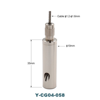 Kit de suspension pour plafond en laiton avec câble en cuivre de 1,5 mm, système de fixation réglable, services de fabrication, kit de suspension de câbles