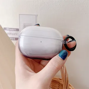 Funda de auriculares de silicona suave transparente colorida degradada para Xiaomi Redmi Buds <span class=keywords><strong>5</strong></span> <span class=keywords><strong>Pro</strong></span> para caja de funda transparente para auriculares - Product Image 4