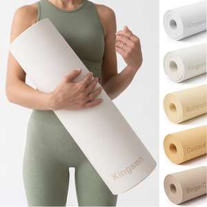 Tapis de yoga NBR léger et antidérapant pour voyage, épaisseur 10 mm, avec sangle de transport, option logo personnalisé pour nomades numériques 0721-1 Ma - Product Image 1