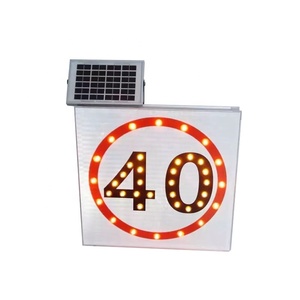 سبائك الألومنيوم تعمل بالطاقة الشمسية تصميم دائري سرعة 40 محدودة - Product Image 3