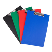 Portapapeles de Plástico Personalizado de Perfil Bajo, Tamaño Carta, Organizador de Archivos de PVC Azul para Oficina y Hogar, Almacenamiento de Archivos de Papel Tamaño A4