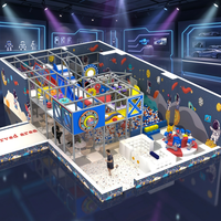 Aire de jeux intérieure personnalisée pour enfants thème équipement de terrain de jeu d'escalade souple