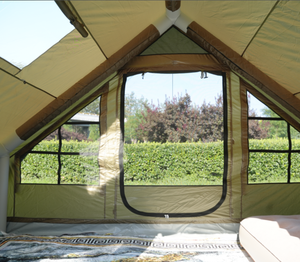 경량 고급 사막 글램핑 텐트, 옥스포드 캔버스 외부 텐트, 고급 중동 캠핑 휴가를 위한 방풍 넓은 공간 텐트 - Product Image 5