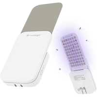 Piège à insectes volants portable à brancher, lampe anti-moustiques, lampe à insectes, lumière UV intelligente