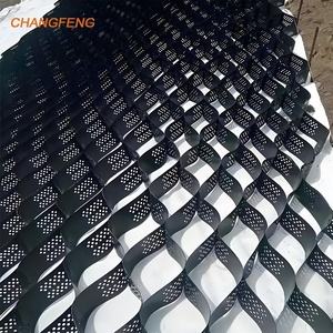 Grille <span class=keywords><strong>de</strong></span> gravier alvéolée texturée <span class=keywords><strong>en</strong></span> PEHD perforé pour la protection des pentes routières et les murs <span class=keywords><strong>de</strong></span> soutènement - Product Image 5