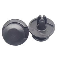Clips de fixation noirs en plastique à pousser pour voiture, attaches de garniture de carrosserie automobile, tête de 20 mm, tige de 11 mm, pointe de 6,7 mm, clips rivets pour panneaux de véhicule