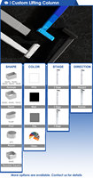 Bureau moderne Usine Direct SPCC Bureau assis debout Colonne de levage électrique à hauteur réglable Colonne de levage de table directe