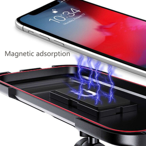 <span class=keywords><strong>Support</strong></span> de téléphone magnétique réglable et étanche pour vélo – Fixation universelle mains libres pour <span class=keywords><strong>smartphone</strong></span> sur guidon ou rétroviseur personnalisable - Product Image 4