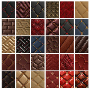 थोक नई शैली रंगीन xpe + फोम + चमड़े की कार चटाई सामग्री रोल - Product Image 4