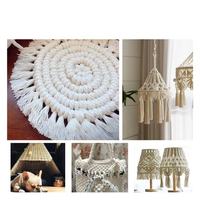 Ficelle et Corde en Coton Beige Haute Ténacité Écologique Enduites de 100m pour Emballage, Liage, Fabrication de Viande, Fabrication de Saucisses, Emballage Cadeau - Vente en Gros