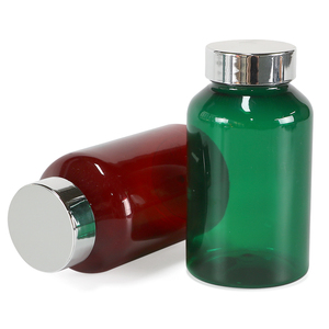 Emballage pharmaceutique transparent personnalisé en plastique HDPE pour capsules de produits de santé, médicaments et pilules avec bouchon à vis - Product Image 4