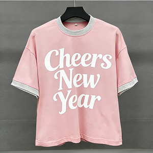 T-shirts en coton personnalisés pour hommes, collection Printemps 2026, avec impression sérigraphiée, coupe ample, <span class=keywords><strong>anti</strong></span>-boulochage, couleurs inaltérables et confortables, vente en gros - Product Image 3