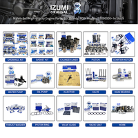 Inyectores de Combustible IZUMI ORIGINAL 4TNE100, Piezas de Reparación de Motores Diésel, Inyector Common Rail para YANMAR