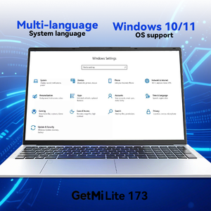GetMi Lite 173 pantalla grande 17,<span class=keywords><strong>3</strong></span> pulgadas computadora portátil Intel Celeron N5095 16GB RAM 512GB SSD Teclado retroiluminado computadoras portátiles de negocios - Product Image 3