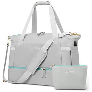 Custom 2 in 1 Duffle <b>Bags</b> Carry on Overnight Weekend Sports Gym Travel <b>Bag</b> Wholesale and Usb Leather Duffel <b>Bag</b> - Product Image 5