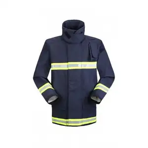 Traje de protección a prueba de fuego de aramida personalizado de fábrica uniforme de bombero para bombero