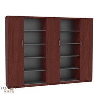 Bureau de direction en L de style moderne et luxueux 2026 avec table d'appoint