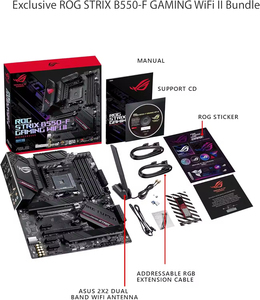 เมนบอร์ดเกมมิ่งระดับเรือธง ATX AM4 รองรับการโอเวอร์คล็อก Strix B550-E ความเร็วเฟรมสูง สำหรับพีซี คอร์ ดับเบิ้ล เมมโมรี่ แชนแนล - Product Image 4