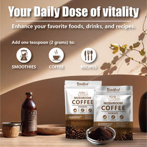 버섯 커피 아라비카 블랙 커피 파우더 유기농 - Product Image 3