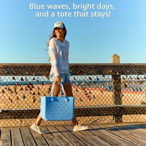 Bolso de playa EVA con orificios, bolso de mano portátil, impermeable, cesta de viaje lavable, bolso de viaje para exteriores, cesta de almacenamiento - Product Image 5