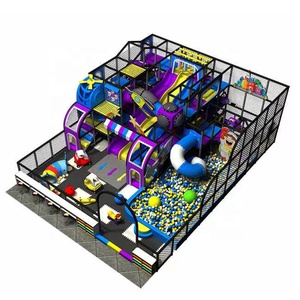 Children's Indoor Playground Equipment Amusement Park Plastic <strong>Slides</strong> <strong>Trampoline</strong> for Garden Use Soft Play Forest Kids Combined - Product Image 1