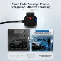Kit de Cableado para Cámara de Coche T-BOX, Cable de Alimentación, Monitor de Estacionamiento 24H con Sensor de Radar, Interruptor Tipo-C, 12V 24V a 5V 3A