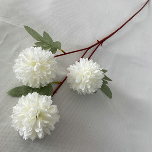 Blanco lechoso simulado boda flores de seda <span class=keywords><strong>Hotel</strong></span> techo flores decorativas ramo boda arreglo floral - Product Image 4