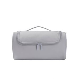 Bolsa Organizadora de Maquillaje de Viaje, Portátil, Duradera y de Gran Capacidad para Mujer, con Logotipo Personalizado, de PU, Estilo Étereo, para Cosméticos y Artículos de Aseo - Product Image 4
