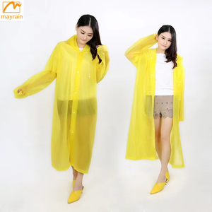Impermeable ligero de salida de fábrica personalizado diferentes colores EVA impermeable para adultos ropa impermeable al aire libre - Product Image 5