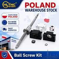 Kit complet de vis à billes de haute précision série SFU - Grade C7 - Kit de mouvement linéaire CNC pour routeur CNC - Livraison gratuite en Pologne