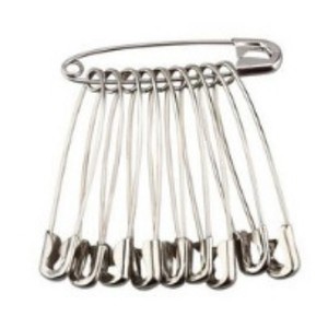 Épingles de sécurité argentées pour étiquettes de vêtements, 25 mm, accessoires de mode en métal - Product Image 2