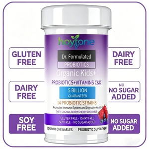Probióticos para Niños de Marca Privada OEM, 5 Mil Millones de UFC, Tabletas Masticables con Vitaminas C y <span class=keywords><strong>D</strong></span> para el Apoyo Inmunológico Infantil - Product Image 3