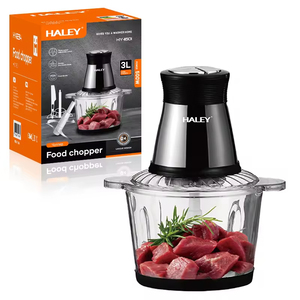 HALEY Electric Vegetable &amp; Meat <strong>Chopper</strong> Food Processor with Stainless Steel 1200W Variable Speed <strong>for</strong> Home Use - Product Image 4