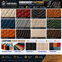Série QL : Revêtement en cuir PU microfibre pour intérieur de voiture, canapé, sellerie douce et écologique pour sièges de voiture, panneaux de porte, plafonds intérieurs