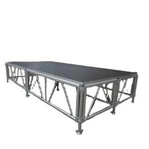Aluminum Frame Stage Heavy Load Plywood Platform Adjustable Stands - Product Image 1