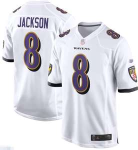 25/26 erkek Vintage futbol forması Baltimore Ravens Lamar Jackson Jersey De futbol amerikan futbol forması giymek - Product Image 3