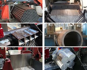 Scie à ruban horizontale hydraulique à portique GZ42150 <span class=keywords><strong>pour</strong></span> la coupe <span class=keywords><strong>de</strong></span> barres d'acier, d'acier moulé et <span class=keywords><strong>de</strong></span> lingots métalliques, certifiée CE - Product Image 4