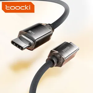 Toocki 초고속 충전 60W USB C 충전 케이블은 삼성/화웨이/샤오미/맥북/메이트 북 타입 C 데이터 케이블 용입니다
