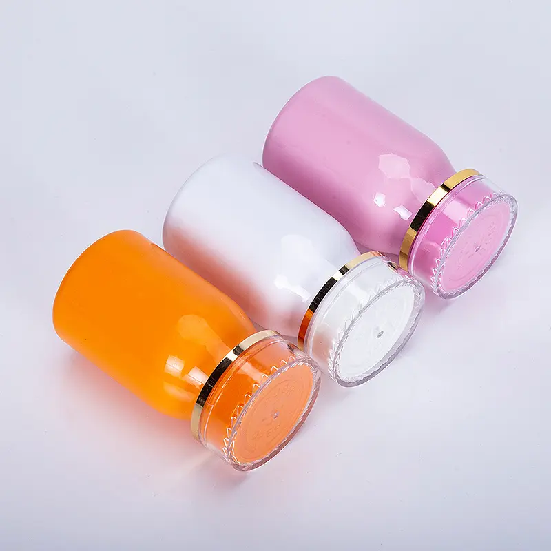 100ml screw cap health care product bottle medicine lozenge capsule bottle custom pet medicine vitami pill jar bottle