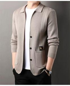 <span class=keywords><strong>Cardigan</strong></span> Autunnale da Uomo 2026: Nuovo Stile Business <span class=keywords><strong>alla</strong></span> <span class=keywords><strong>Moda</strong></span>, Lavorato a Maglia, Manica Regolare, Personalizzabile, Vendita all'Ingrosso - Product Image 4