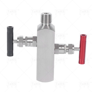 Collecteur de vannes d'instrumentation en acier inoxydable coplanaires intégrés avec vannes de régulation à filetages interne et externe - Product Image 3