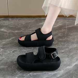 Sandalias Deportivas Ligeras Antideslizantes para <span class=keywords><strong>Mujer</strong></span> con Cierre de Cordones, Nuevas, ODM, Tallas Grandes, Sandalias de Playa para Estudiantes - Product Image 4