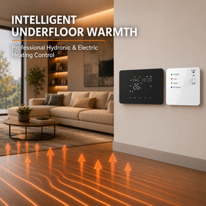 <span class=keywords><strong>Termostato</strong></span> Smart Moderno per Casa WiFi/Tuya 220V per Riscaldamento Elettrico con Controllo Touch Screen Componenti Flessibili per Riscaldamento a Pavimento per Ambienti Interni - Product Image 1