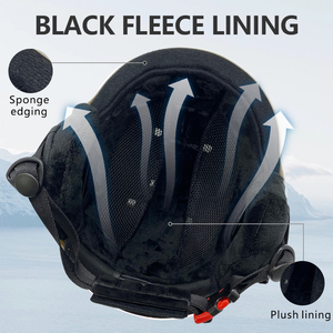 Meilleur <span class=keywords><strong>casque</strong></span> de snowboard <span class=keywords><strong>Casque</strong></span> de ski alpin Doublure thermique épaissie Couleurs personnalisées <span class=keywords><strong>Casque</strong></span> de ski - Product Image 5