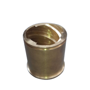 Écrou à bride en laiton avec joint intégré anti-desserrage, haute précision, alésage 27-28 mm, diamètre extérieur 90 mm, largeur 10 mm, excellent pour l'huile - Product Image 1