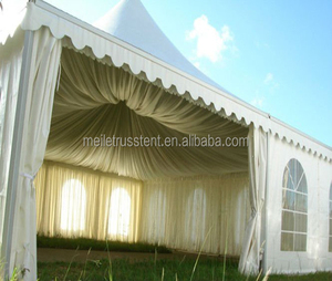 Tente de réception de luxe en PVC imperméable <span class=keywords><strong>pour</strong></span> événements sportifs, chapiteau de mariage, grande tente de jardin en aluminium, gazebo pagode extérieur - Product Image 4